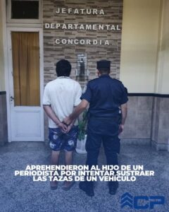 Intento de robo en la zona sur: Leonel Valdez – hijo del seudo periodista Jorge Valdez – por el delito de tentativa de robo